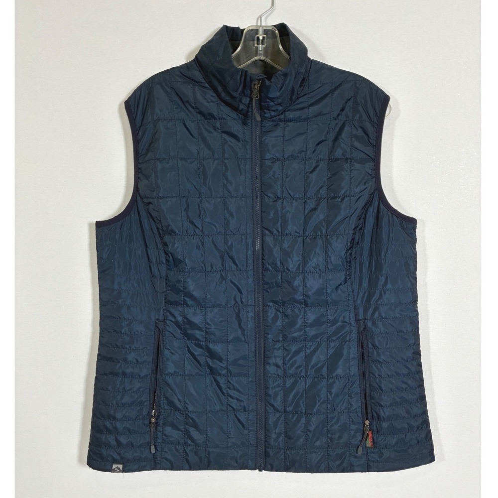 Storm Creek Traveler Womens XL Navy Thermolite Packable Quilted Vest 3155
